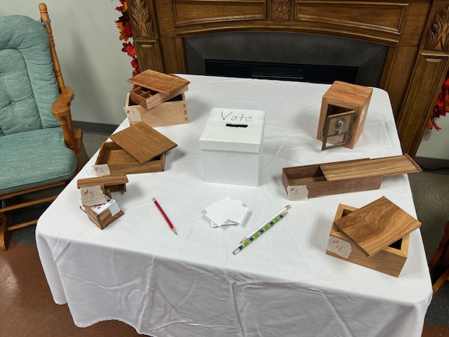 Photo of six boxes of the small box challenge